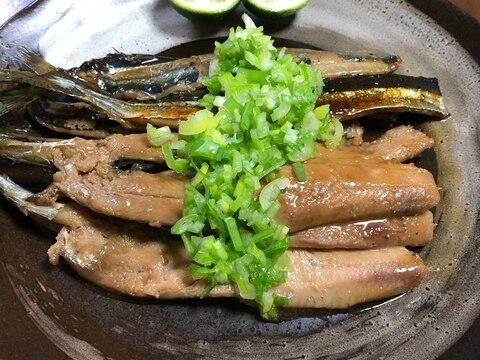 さんまの開きの生姜焼き